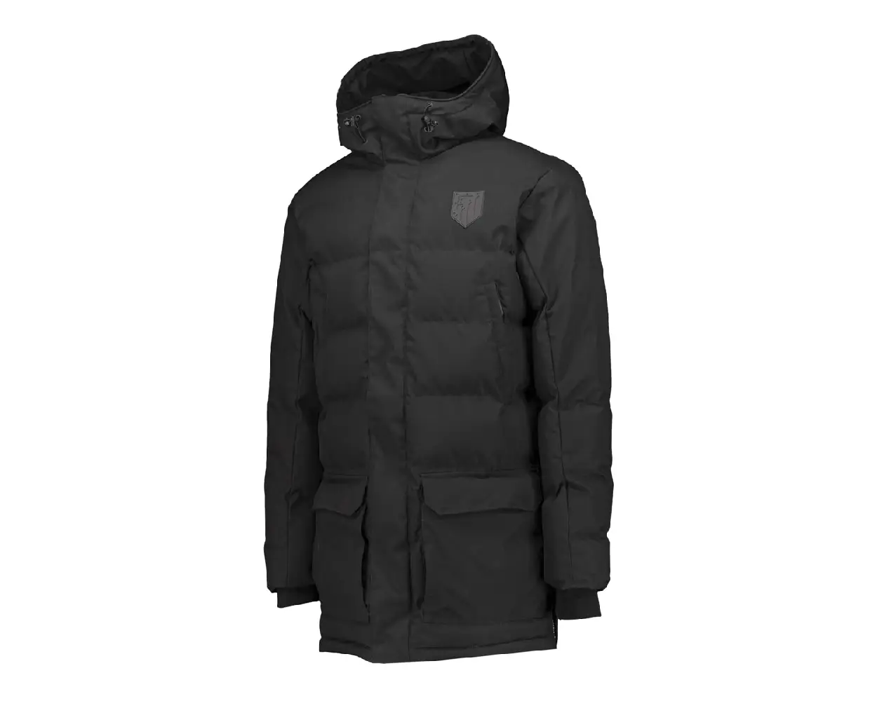 Soccer03 Atleti Black Adult Parka (2)