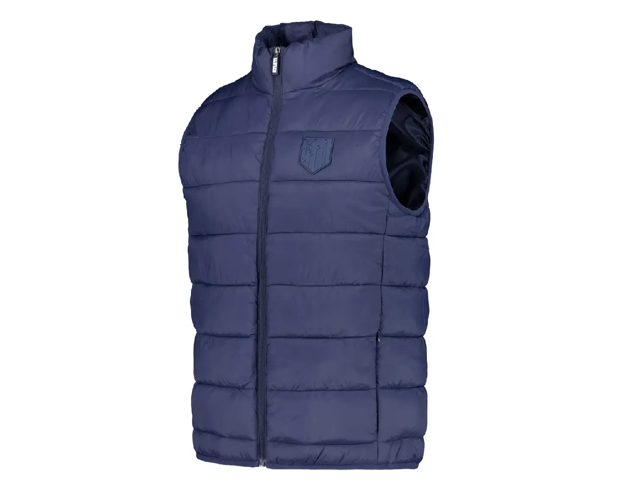 Soccer03 Navy Crest Vest Adult (2)