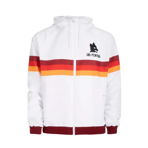 Soccer3 Men’s as Roma Retro 1980s Rain Jacket (5)