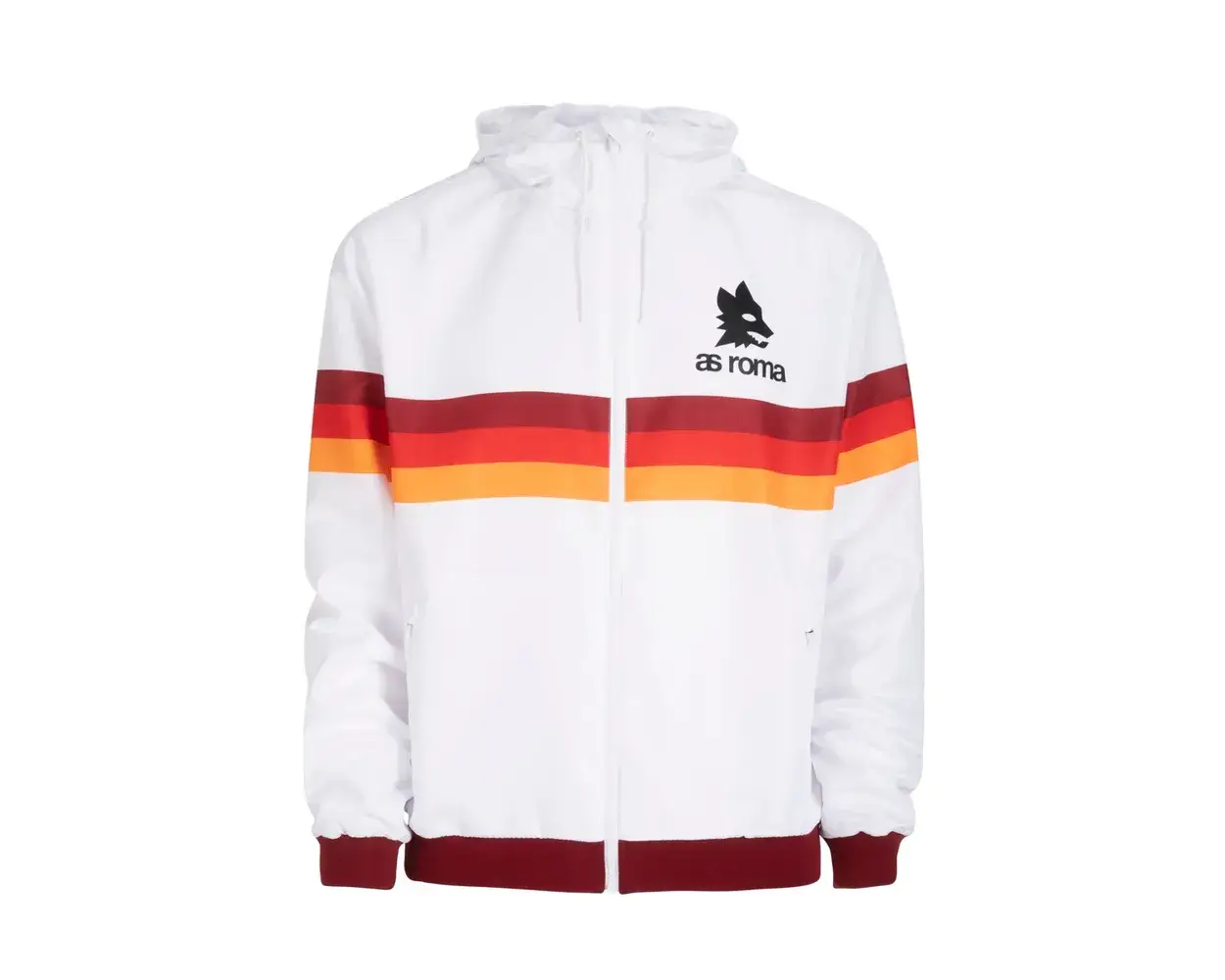 Soccer3 Men’s as Roma Retro 1980s Rain Jacket (5)