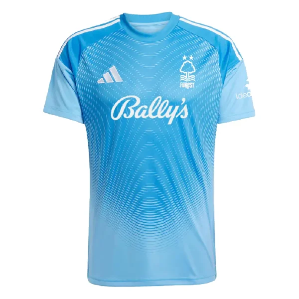 Soccer3 Nottingham Forest NFFC Blue Short Sleeve Goalkeeper Shirt 2526 (2)