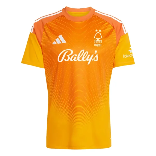 Soccer3 Nottingham Forest NFFC Orange Short Sleeve Goalkeeper Shirt 2526 (2)
