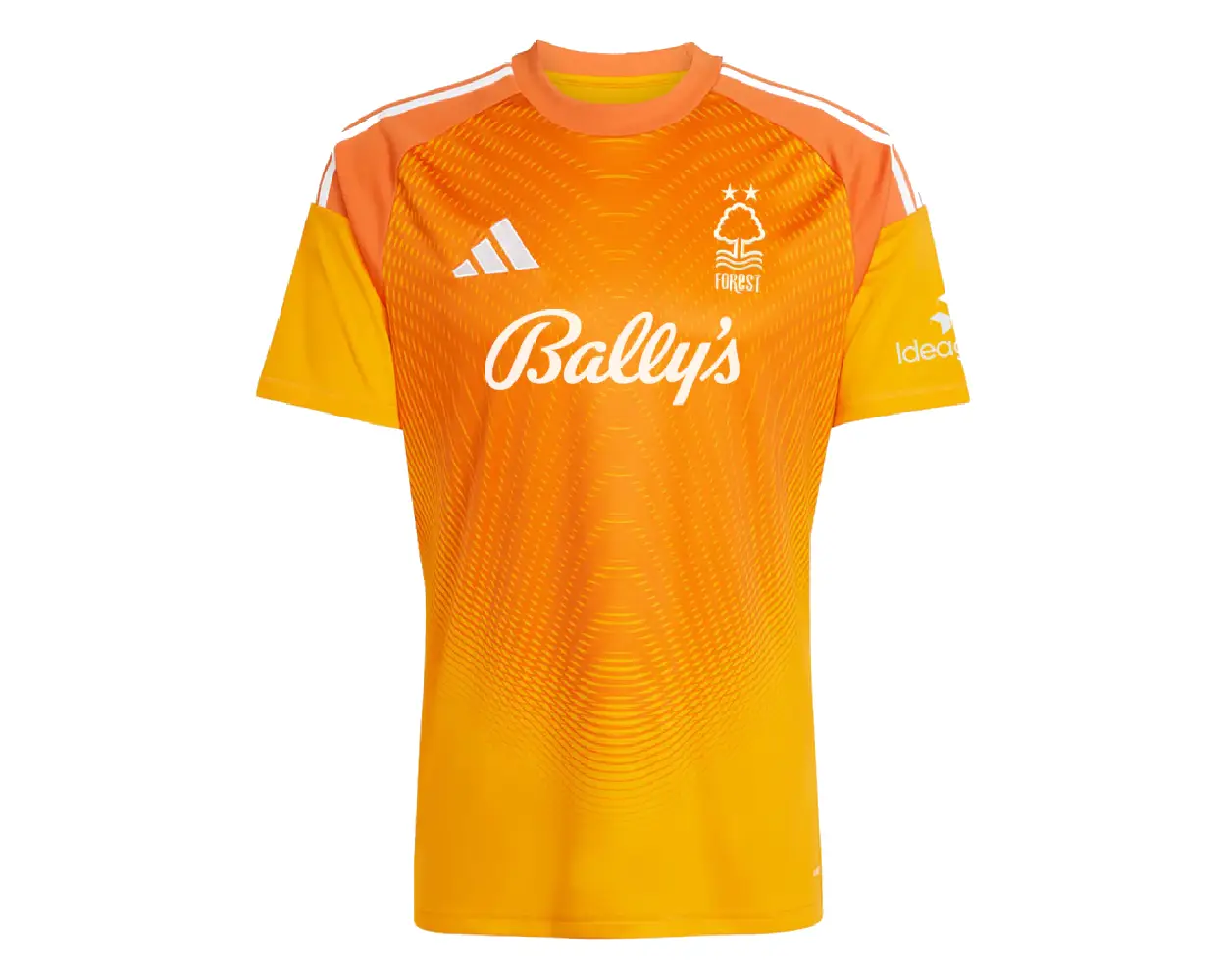 Soccer3 Nottingham Forest NFFC Orange Short Sleeve Goalkeeper Shirt 2526 (2)