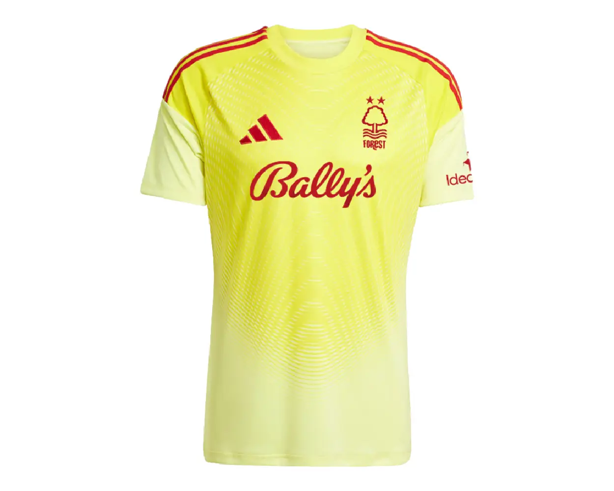 Soccer3 Nottingham Forest NFFC Yellow Short Sleeve Goalkeeper Shirt 2526 (2)