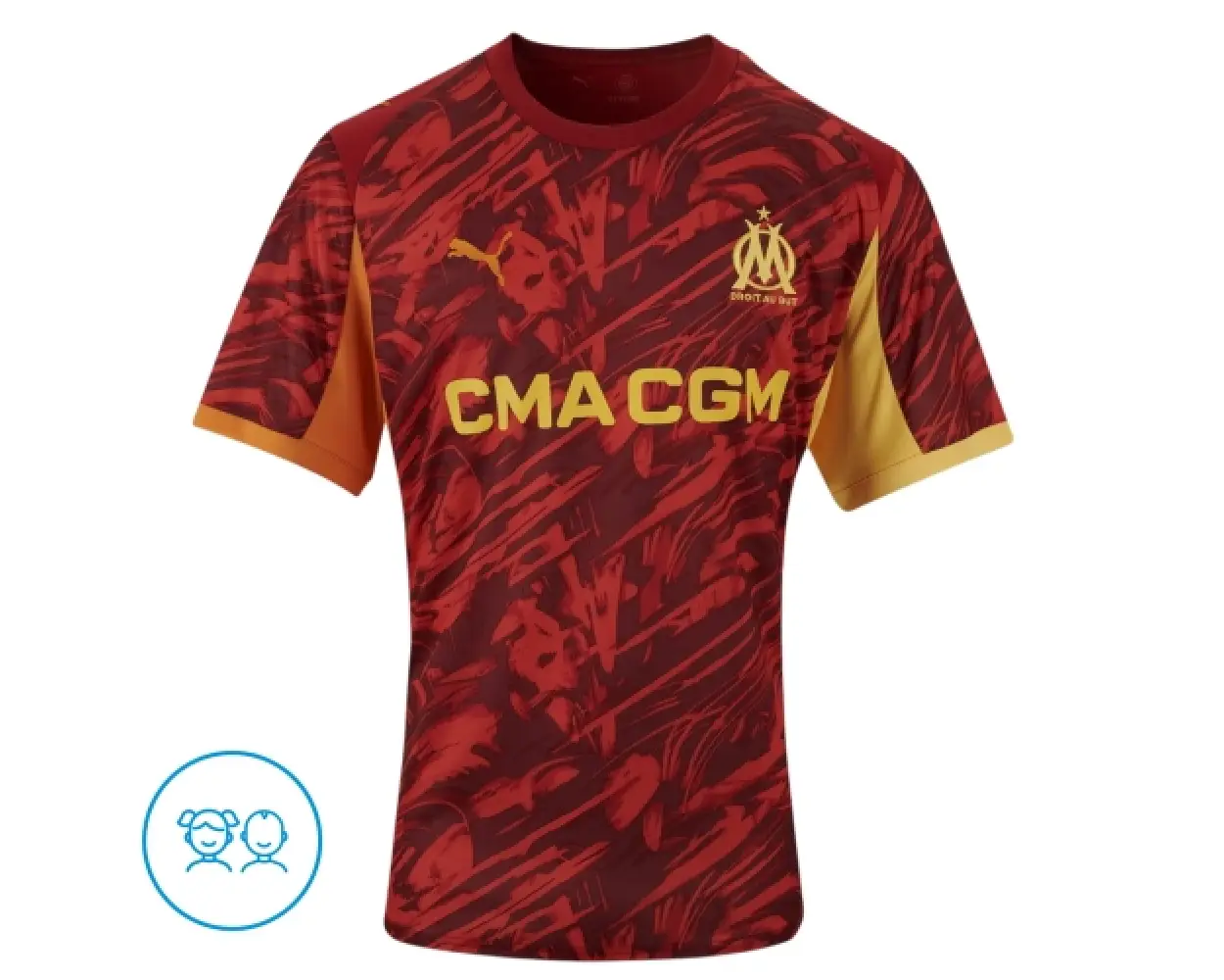 Soccer3 OM Goalkeeper Shirt Junior Red 2526 (2)