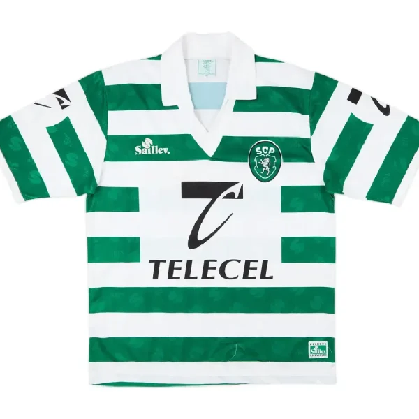 Soccer3 Sporting Lisbon 1995 96 Sporting Cp Saillev Home Shirt (2)